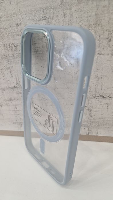 Etui case clear do Iphone 13 Pro Jasnoniebieski + Szkło Gratis