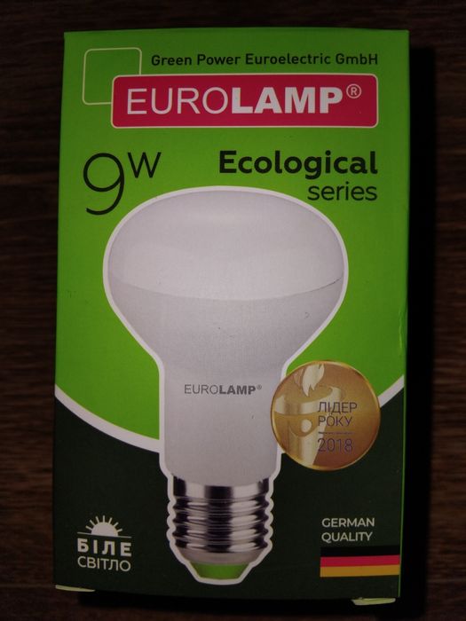 Led Лампи світлодіодні рефлекторні R63 9 W. 4000 k E 27 нейтральне св