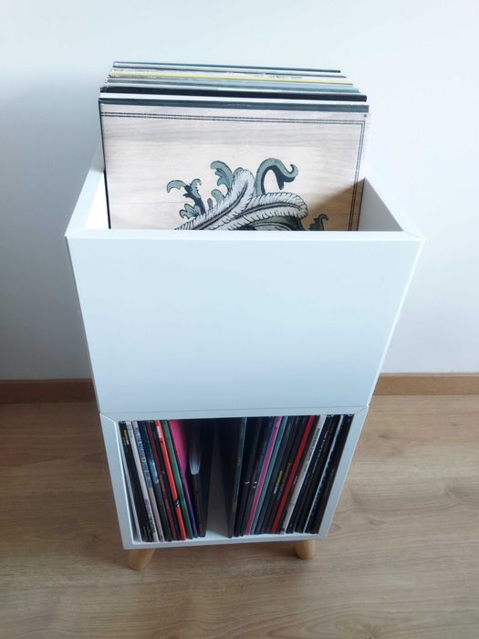 Armário Estante Eket IKEA Modificado Discos Vinil