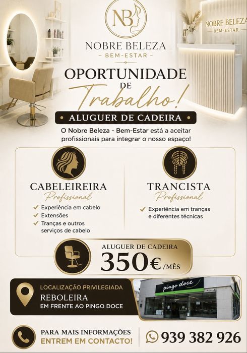 Aluguer de cadeira