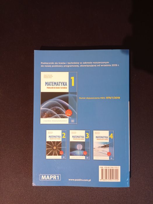 Matematyka 1 rozszerzony