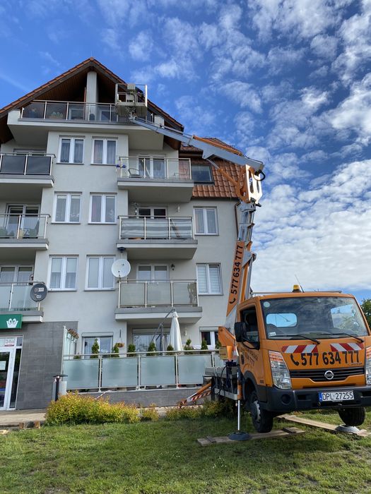 Wynajmę podnośnik koszowy zwyżkę 20met. Polkowice Lubin Głogów Rudna