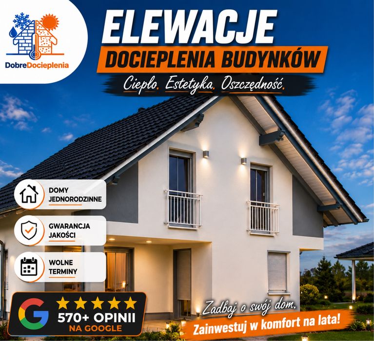 Usługi Ocieplenia Elewacje docieplenia