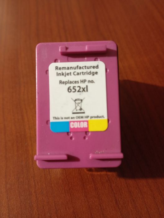 2 x HP 652 czarny puste kartridże