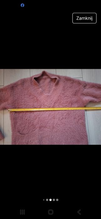 Sweter damski alpaca.