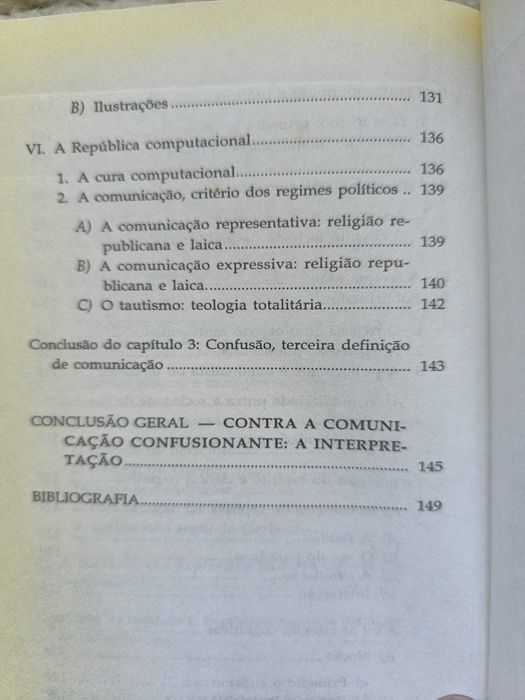 Livro "A Comunicação" de Lucien Sfez