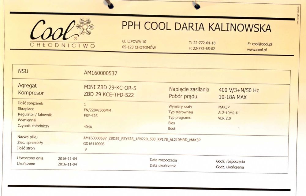 Zestaw chłodniczy IGLOO + Agregat zewnętrzny - Likwidacja sklepu – Okazja!COOL