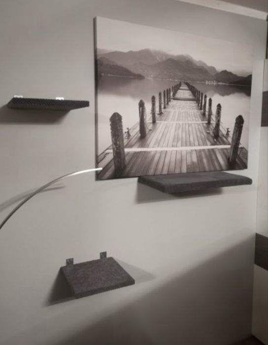 Siedzisko, Legowisko, Półka dla kota 50x50 miękka NAROŻNA.