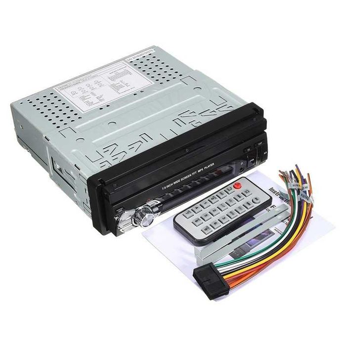 Rádio carro 1 din com LCD Touch retractil opel volkswagen toyota NOVO