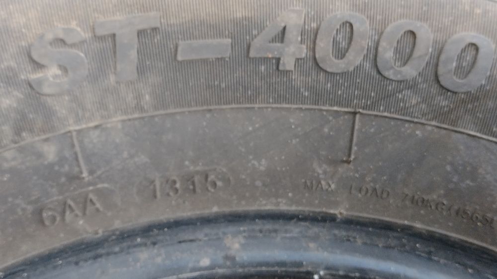 195.70.14 96n nośnosc GT radial 2 szt laweta przyczepka