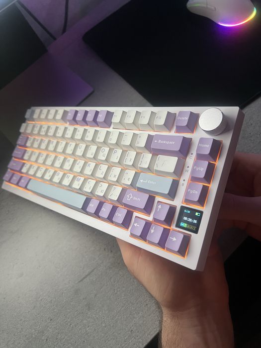 Клавіатура бездротова ігрова Ajazz AK820 Pro gift Switch