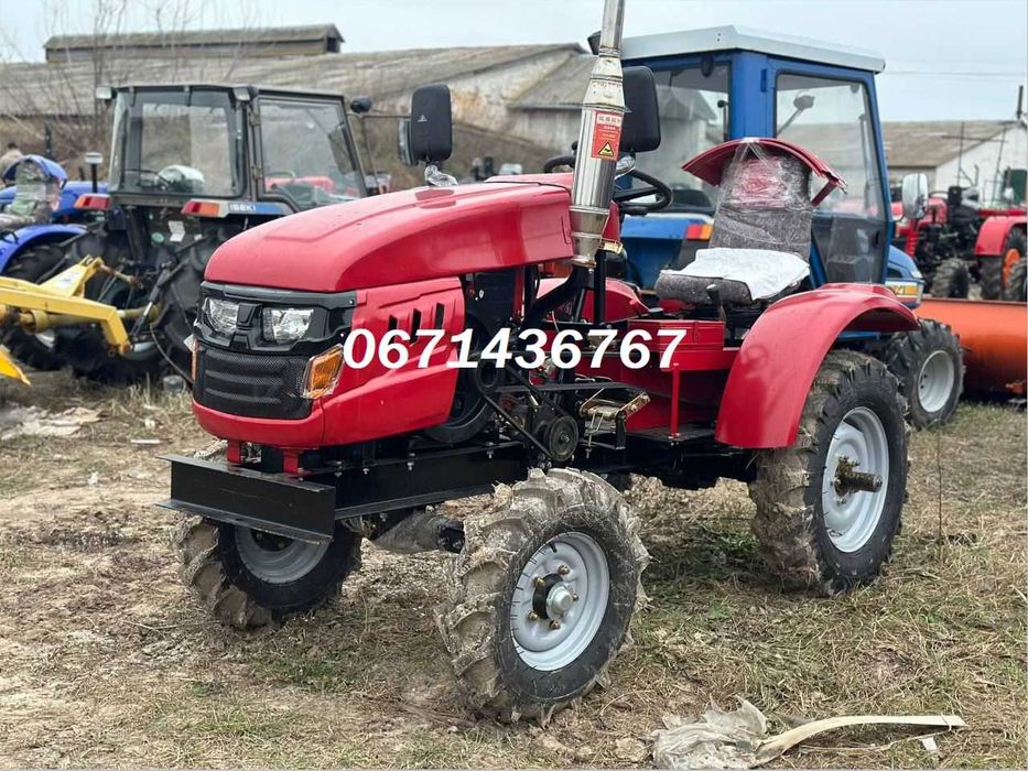 Мото-Трактор 160BN з Посиленою рамой+ Фреза та Плуг ДОСТАВКА-0! Кредит