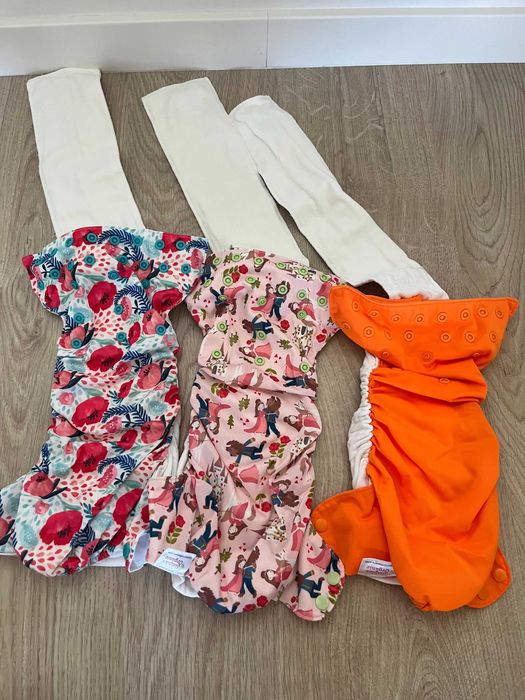 Conjunto fraldas reutilizáveis completo