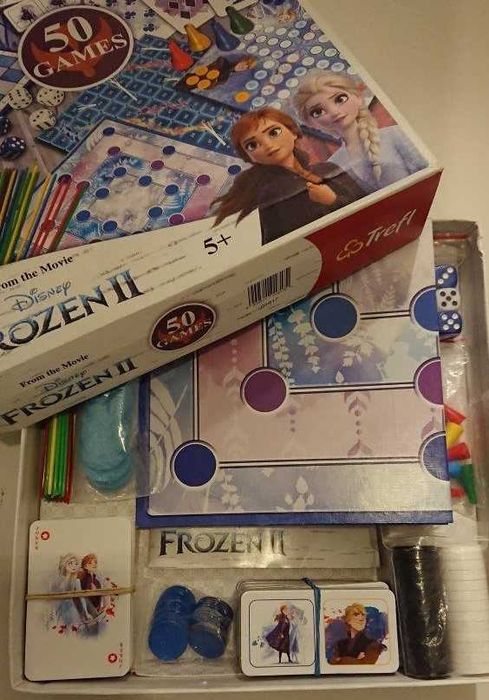 Conjunto de jogos 50 em 1, da Frozen (+5)
