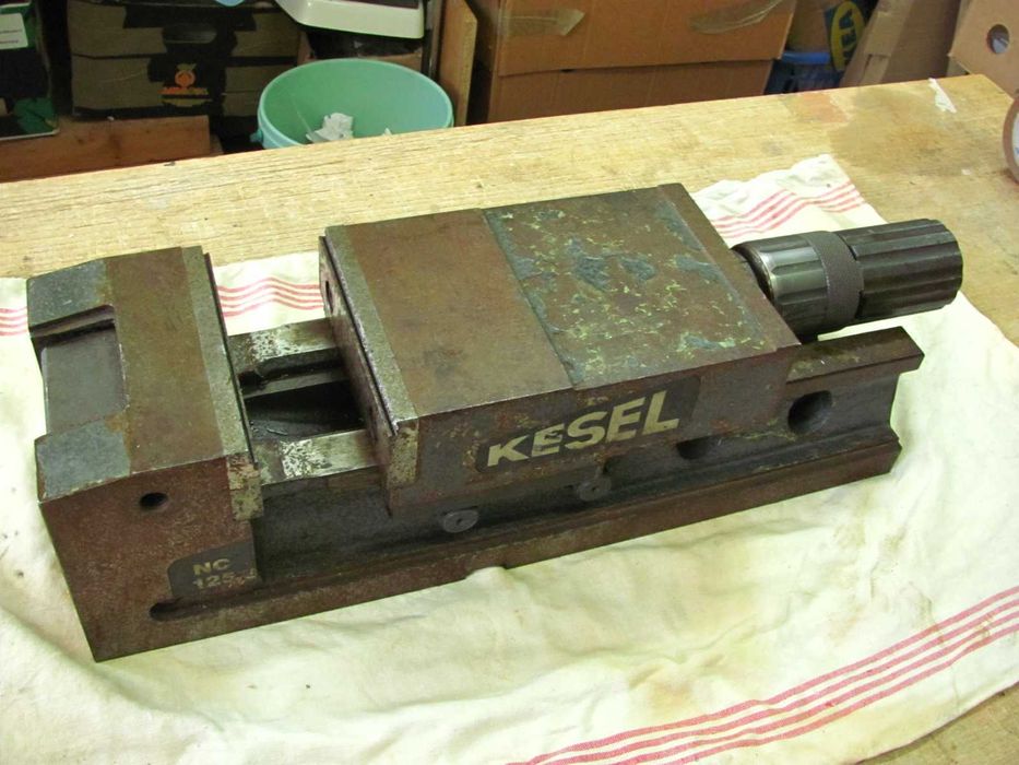 Profesjonalne imadło maszynowe do frezarki frezerskie  CNC KESEL NC125