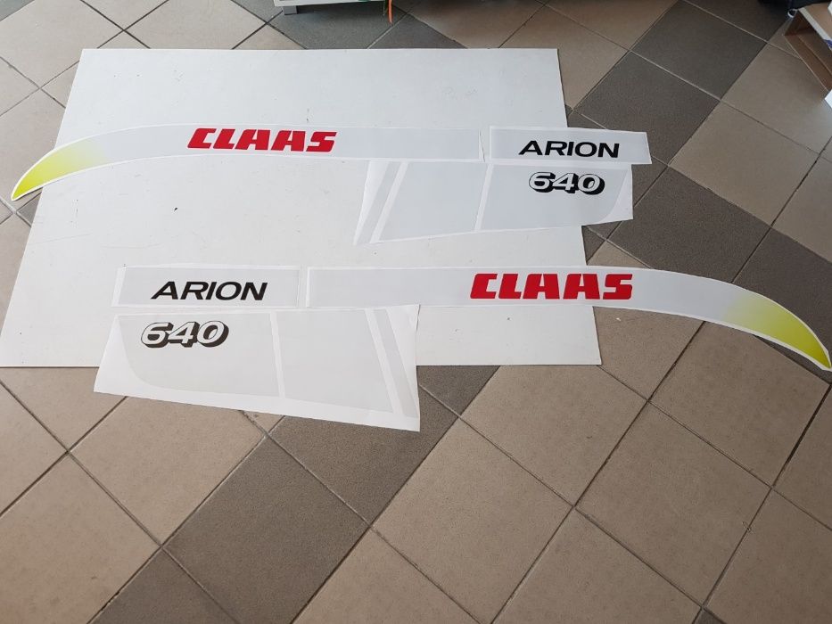 naklejki traktor claas arion 420,520,610,620,630 ,640inne modele
