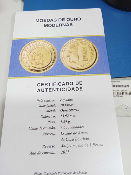 Moedas de ouro modernas