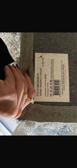 Tapete Leroy Merlin Cinza Claro 160x230