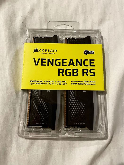 Corsair vengeance ddr5 16gb 2x8gb 6000Mhz CL36, Nowe