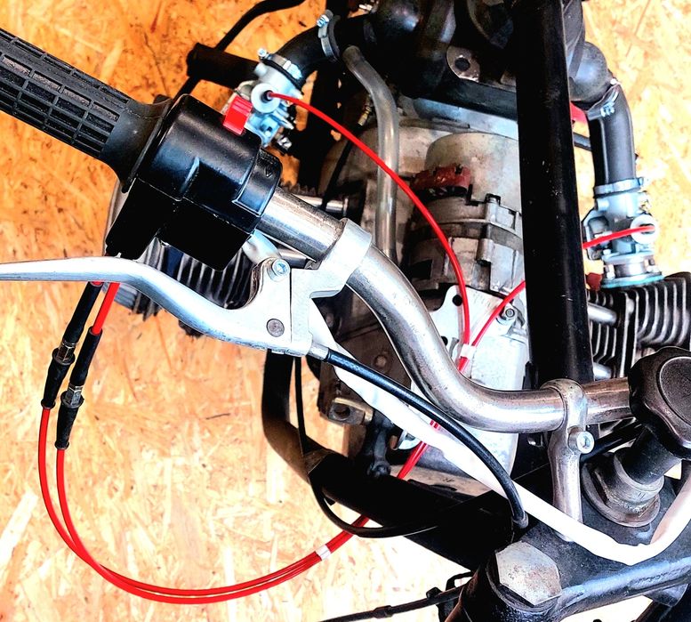 Трос газу PZ30 карбюратор МТ Днепр Урал К750 до ручки газу з ланцюжком