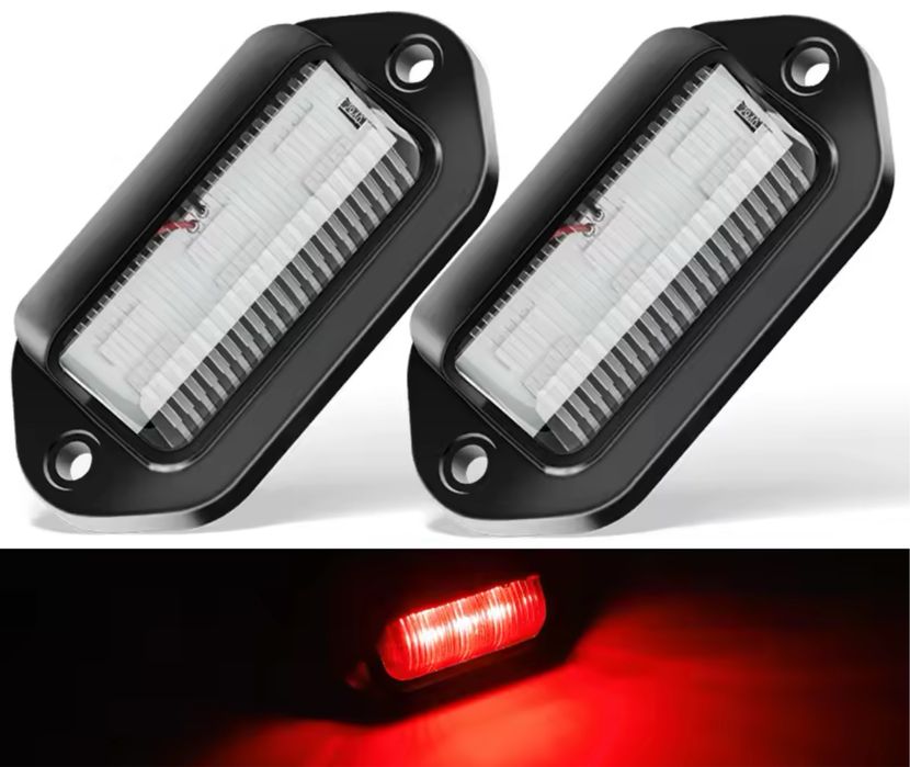 Lampa obrysowa, pokładu łodzi 2szt