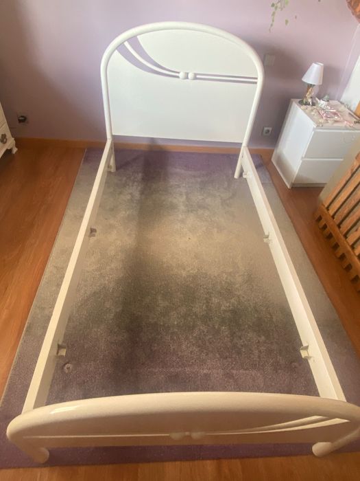 Cama pessoa madeira branca