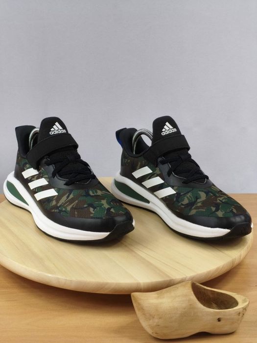 Buty r.38⅔  Adidas FortaRun Kamuflaż (Camo) uniseks na rzep