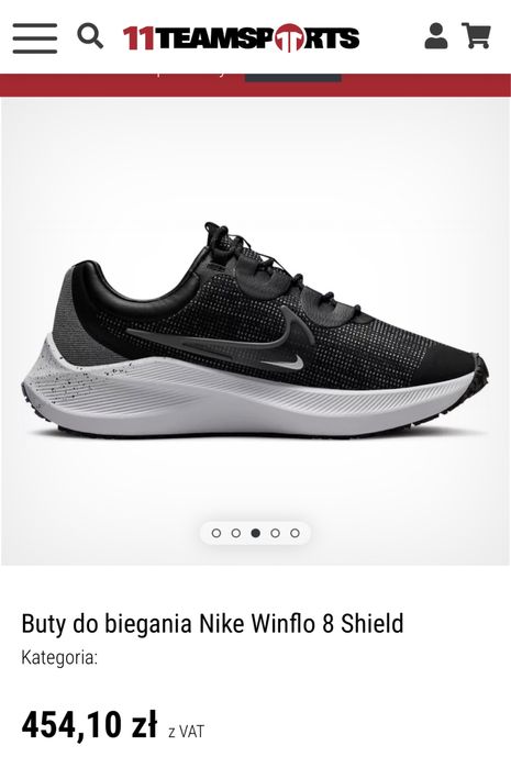 Buty do biegania Nike Winflo 8 Shield rozmiat 38,5