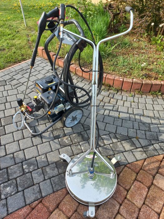 Wynajem myjki cisnieniowej spalinowej+ talerz do mycia kostki brukowej