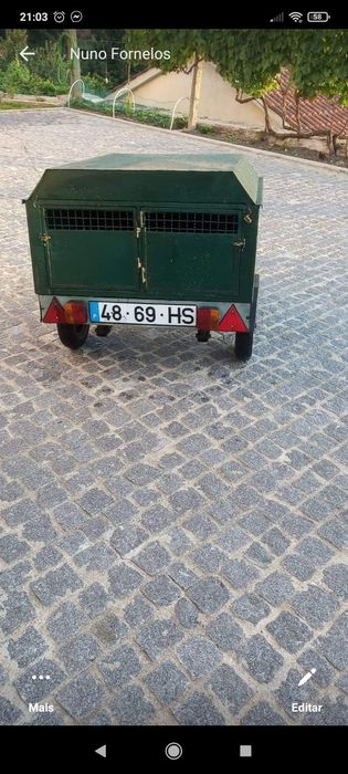 Reboque de carro para caça