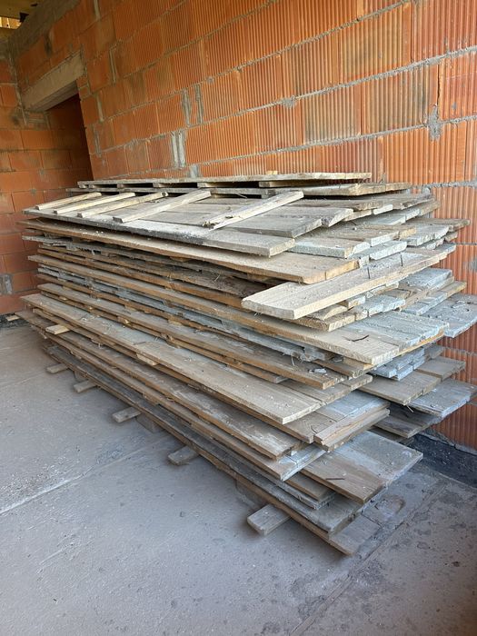 Blaty budowlane, deski szalunkowe