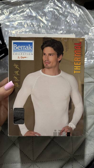 Термобілизна лосіни та светр колір темно сірий  Berrak