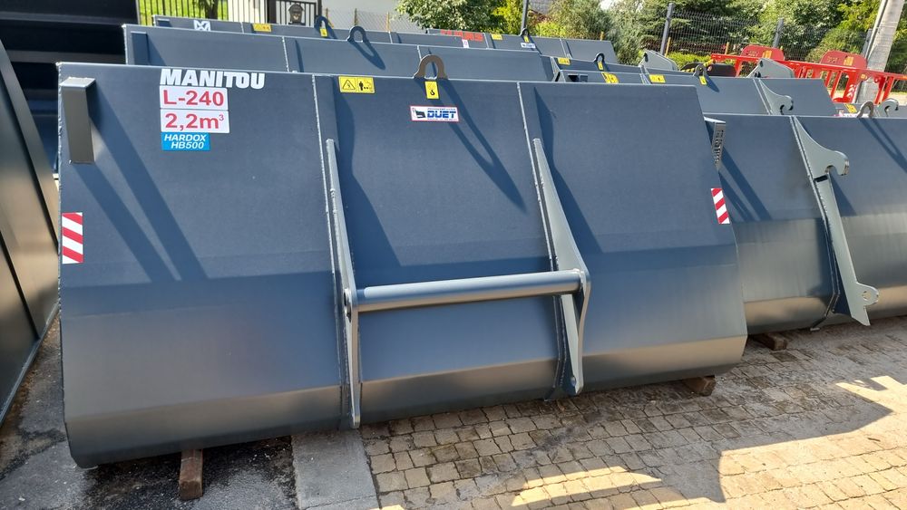 łyżka 2,2m3 240 cm manitou jcb cat dieci metbro new holland  claas