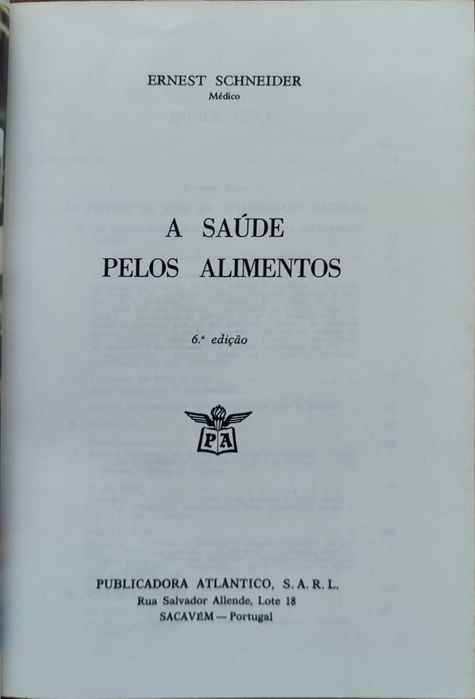 Lote de 6 livros de nutrição (preço do lote)