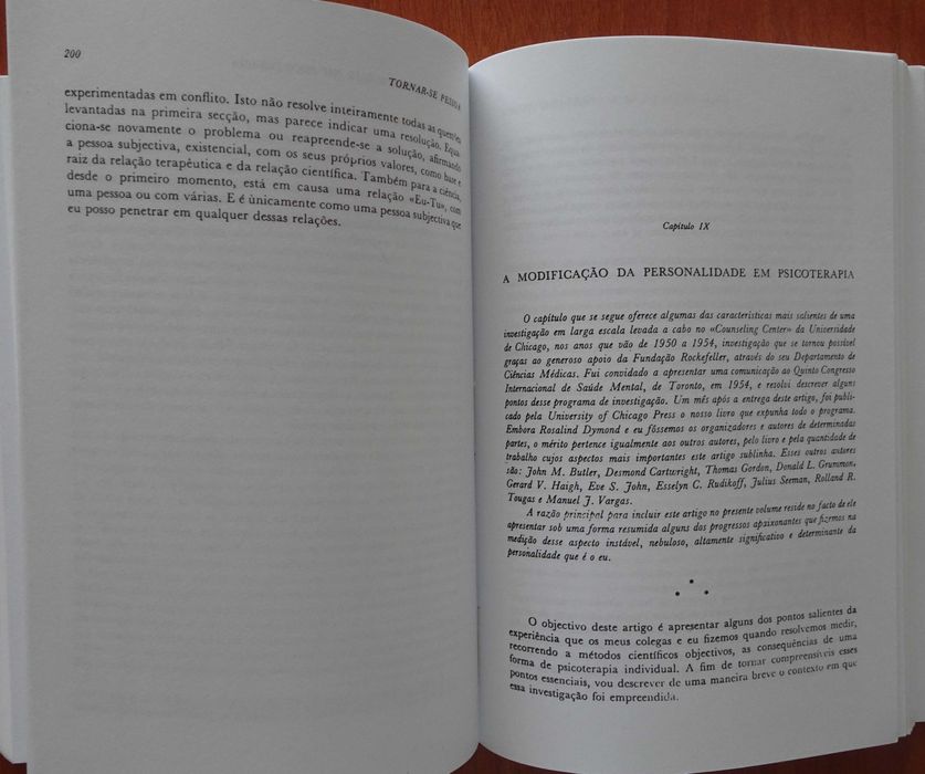 Tornar-Se Pessoa de Carl R. Rogers