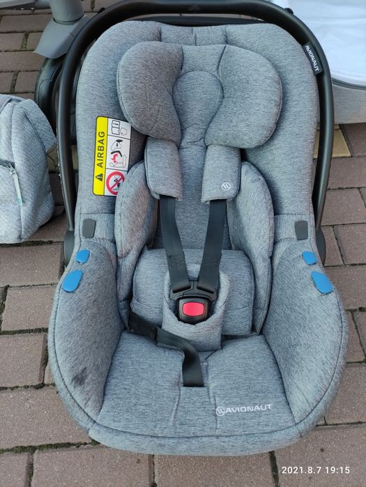 JAK NOWY!!! Wózek 2w1 Adamex Hybryd Plus, fotelik Avionaut Pixel