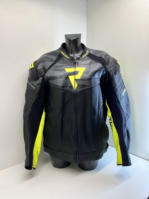 Kurtka motocyklowa skórzana REBELHORN VANDAL FLUO rozm. 56