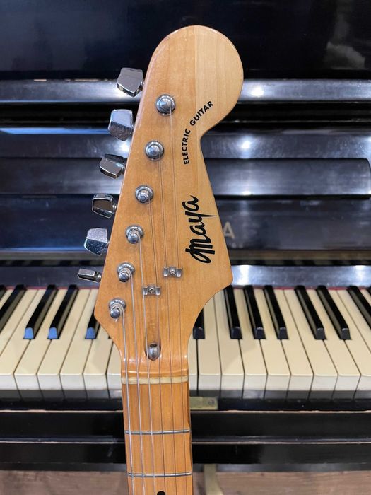 Gitara MAYA stratocaster - japonia ok. 1980r - próbki brzmienia