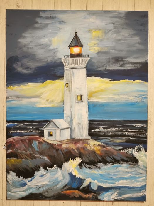 Ręcznie malowane obrazy. Akryl na płótnie. 

- Wpadłe