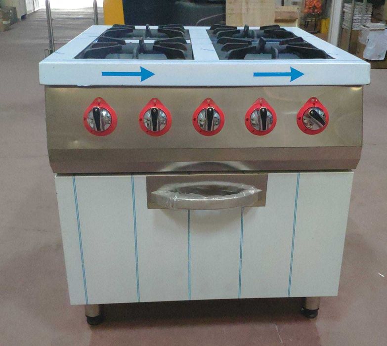 Fogão Industrial 4 Queimadores C/Forno NOVO