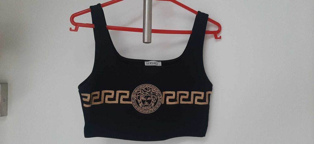 Krótki top Versace r. S