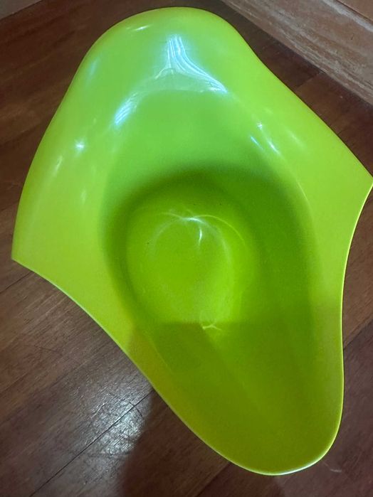 Penico sanitário infantil branco/verde – assento alto