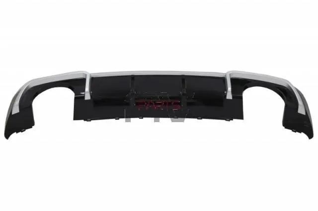Difusor com Ponteiras Audi A3 8V Sportback / Hatchback (2016 a 2019)