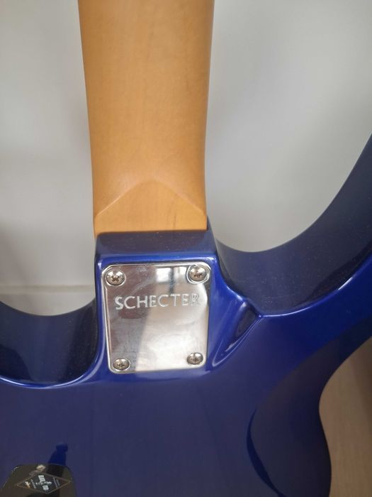 Guitarra electrica Shecter Azul