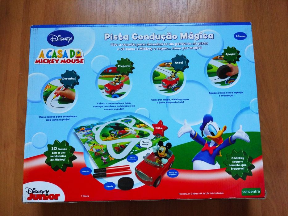 Pista Condução Mickey Mouse Mágica NOVO A Casa do Mickey Mouse