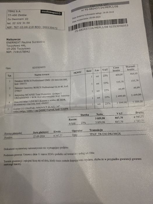 Dron dji mini 3 Kontroler RC dwie baterie karta ładowarka Etui  mega z