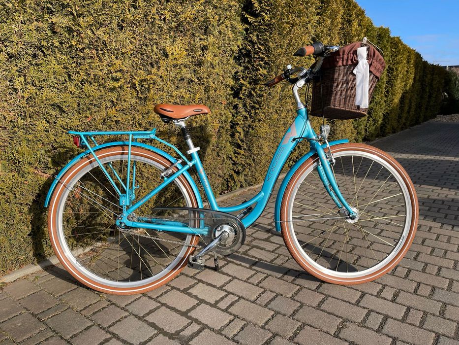 (Piękny kolor i niezwykle zadbany) miejski rower damski Kross Vivo