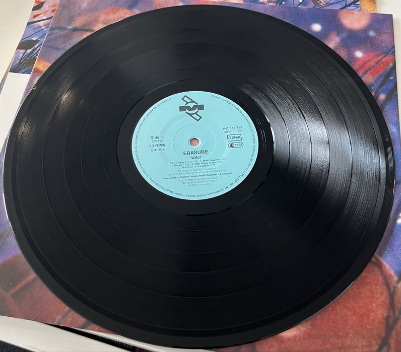 Erasure - Wild! (Winyl, EX, LP, Album, Germany, 1989)