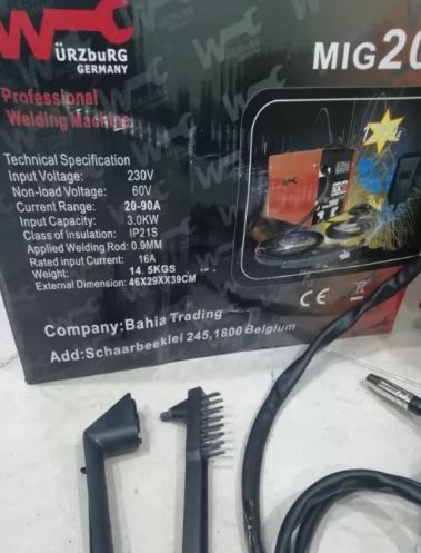 Aparelho de Soldar Semi Automatico 200A Fio Sem Gaz