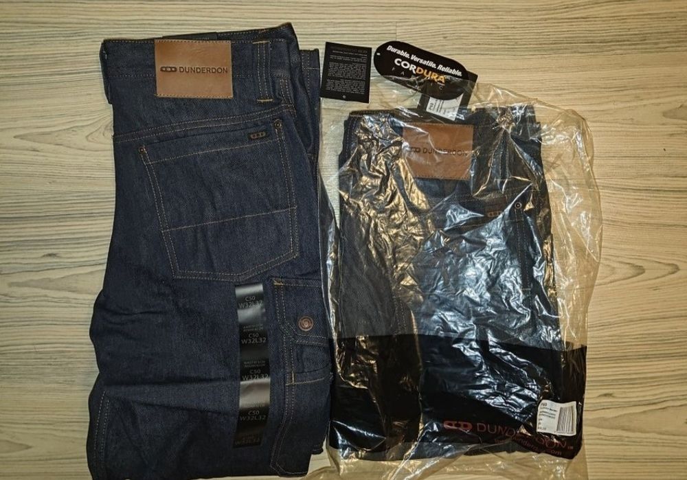 Dwupak Dunderdon 50 Denim  Cordura  spodnie  robocze